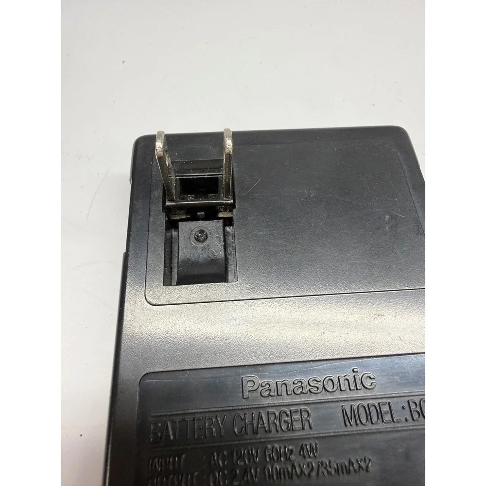 Panasonic Slim Charger BQ-34C Vintage Ni-Cd Battery Charger AA AAA Green Cover